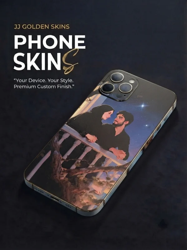 Starry Night Romance – Premium 3D Embossed Skin