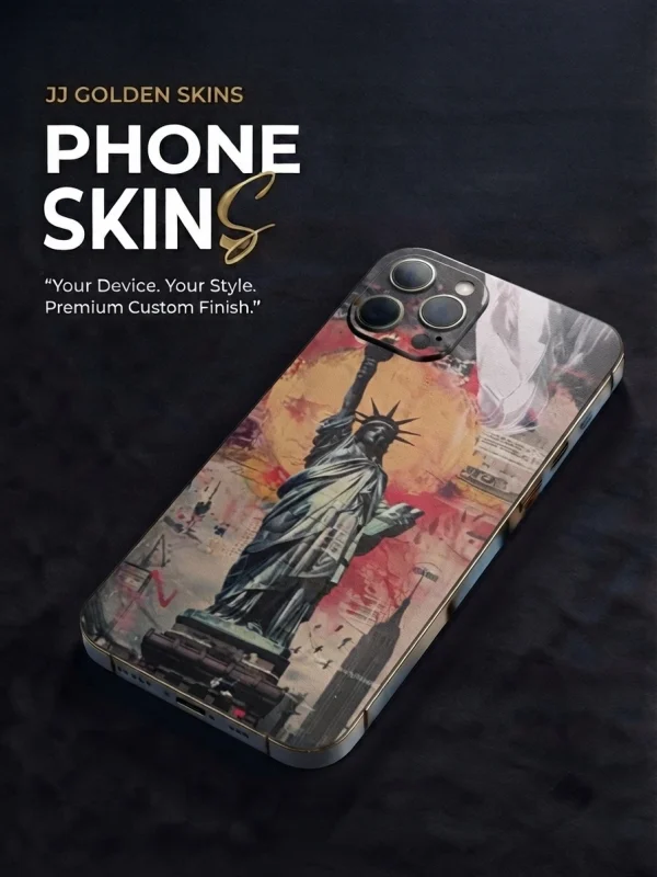 Vintage Liberty Statue – Premium 3D Embossed Skin