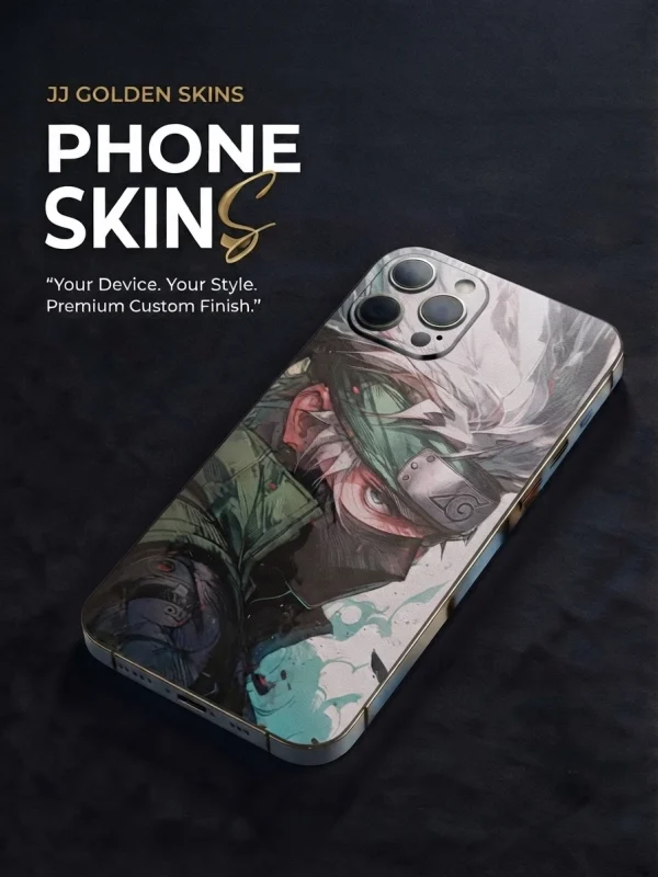 Ninja Kakashi Green – Premium 3D Embossed Skin