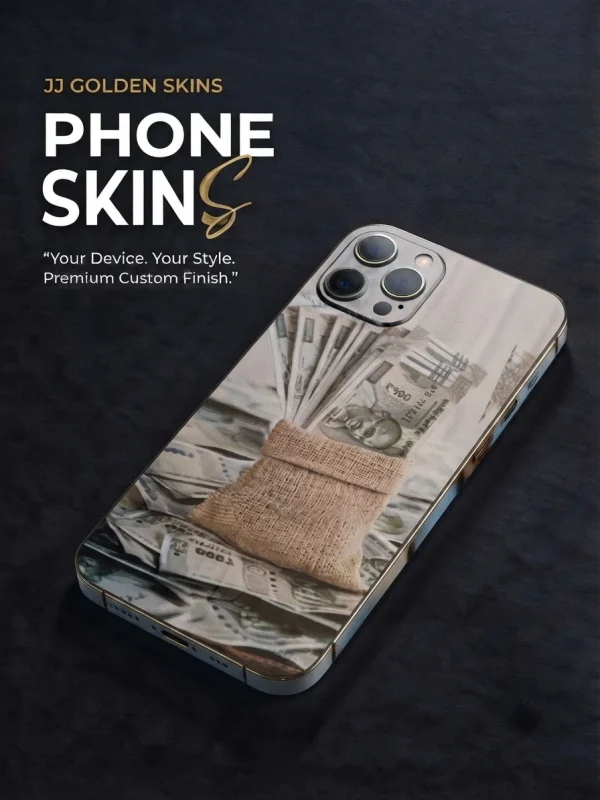 Indian Wealth Money Bag – Premium 3D Embossed Skin