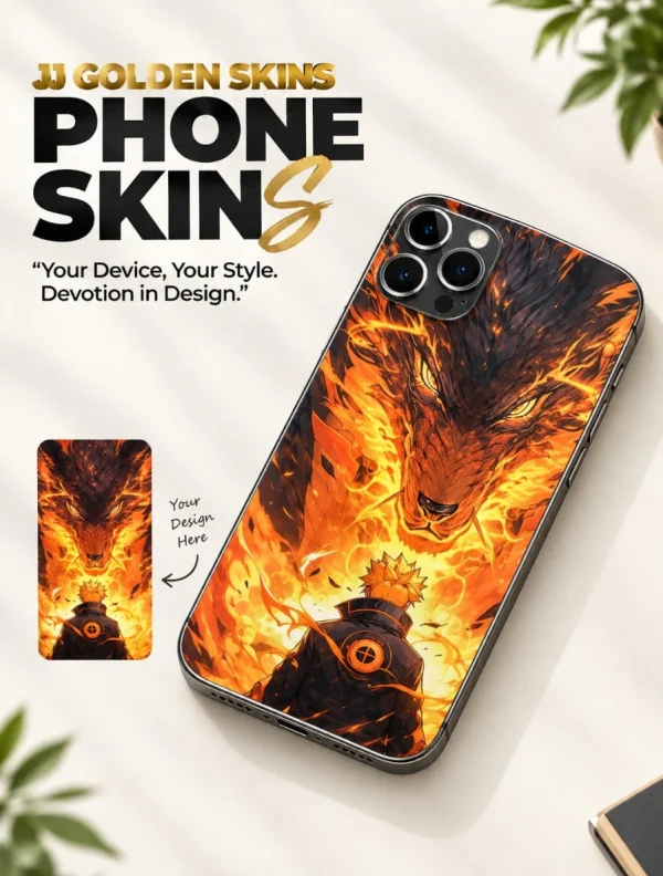 Anime Fiery Beast Encounter – Premium Glossy Skin