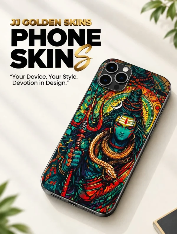 Bholenath Spiritual Art – Premium Glossy Skin