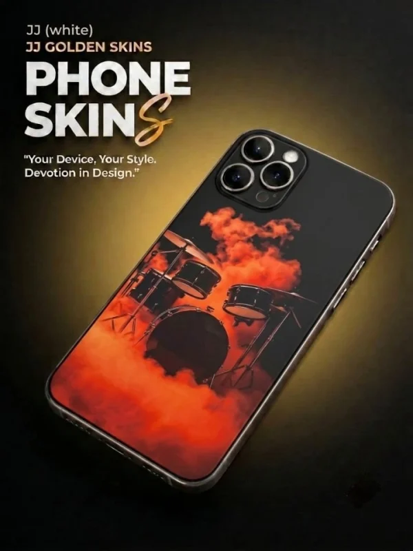 Fiery Drum Kit – Premium Glossy Skin
