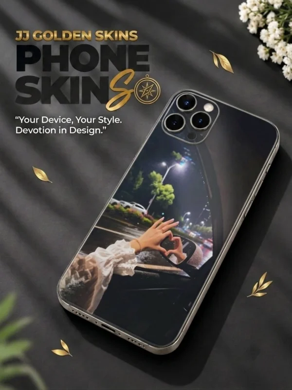 Night Drive Heart Sign – Premium Glossy Skin