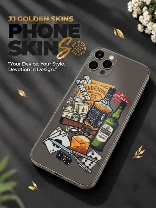 Party & Hustle Vibe – Premium Glossy Skin