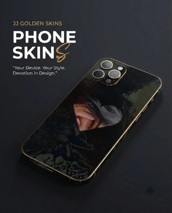 Dark Artistic Portrait 2-Layer Embossed Skin