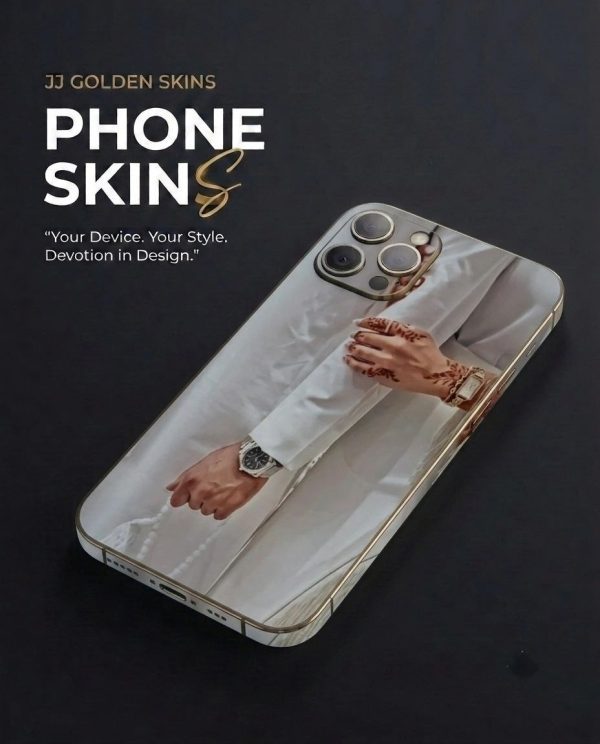 Royal White Elegance Couple 2-Layer Embossed Skin