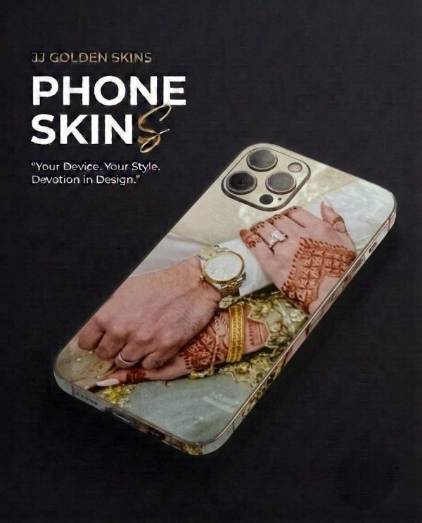 Holding Hands Couple 2-Layer Embossed Skin