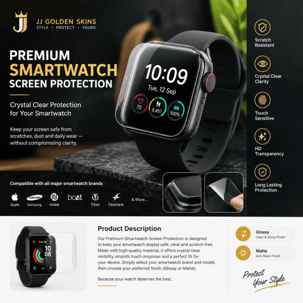 Premium Smartwatch Screen Protection
