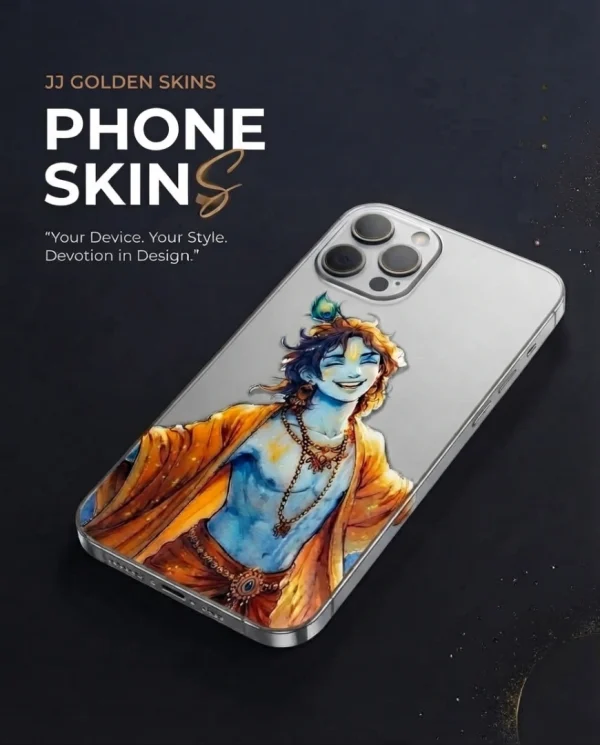 Smiling Divine Krishna – Premium Transparent Skin